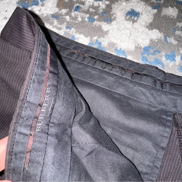 Burberry Men's Black Dress Pants